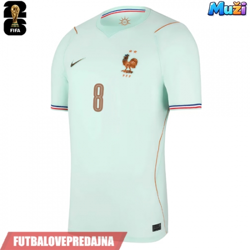 Lacne Muži Futbalové dres Francúzsko Aurelien Tchouameni #8 MS 2026 Krátky Rukáv - Preč